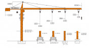 Truemax Tower Crane Hoist Crane (TC6016)