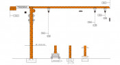 Truemax Tower Crane Hoist Crane (TCP4010)