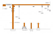 Truemax Tower Crane Hoist Crane (TCP6022)