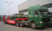 Two Axle Platform Low Bed Semi Trailer (QDT9272T)