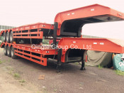 Two Axle Platform Low Bed Semi Trailer (QDT9272TDP)