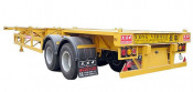 Two Axles Low Skeleton Semi-Trailer
