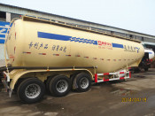 Two Silos Bulk Cement Tanker Semi Trailer