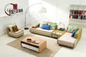 U. K. Home Fabric Sofa Set (Lm24)