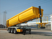 U Style Back Dump Semi Trailer 3axle