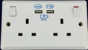 UK USB Wall Sockets, UK USB Wall Plates for Ihone