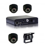 Vcomsky 4 Channel 3G WiFi GPS SD Card Mobile DVR