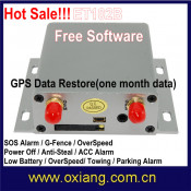 Vehicle GPS Tacker with Flash Memory (storge data while no GPRS)