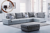 Venezuela Living Room Fabric Sofa (L. B1009)