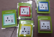 Wall Socket with USB Port, Universal Wall Socket with USB