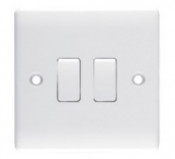 Wall Switches, 2 Gang 2 Way Switch, Bs Type