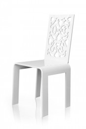 White Hollow out Plastic Chair for Dining Room
