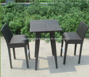 Wicker Rattan Bar Furniture Bistro Set