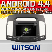 Witson Android 4.4 Car DVD for Hyundai Elantra 2007-2011 with Chipset 1080P 8g ROM WiFi 3G Internet DVR Support