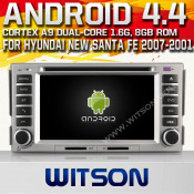Witson Android 4.4 Car DVD for Hyundai New Santa Fe with A9 Chipset 1080P 8g ROM WiFi 3G Internet DVR Support