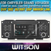 Witson for Chrysler Grand Voyager with Chipset 1080P 8g ROM WiFi 3G Internet DVR Support