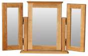 Wood Frame Dressing Mirror with Oak Frame