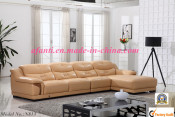 Wooden Leather Furniture Sofa Furniture (N813)