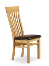 Wooden Oak Slat Back Chair