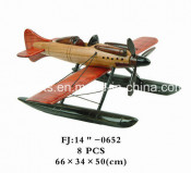 Wooden Toy Plane Model for Adults and Kids
