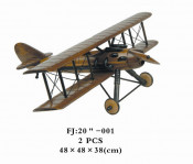 Wooden Toy Plane Model for Adults and Kids