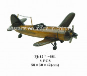 Wooden Toy Plane Model for Adults and Kids