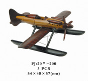 Wooden Toy Plane Model for Adults and Kids