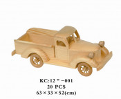 Wooden Toy Truck Model for Adults and Kids