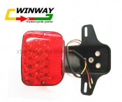Ww-7176 LED Cg125 Motorcycle Rear Lamp, Tail Lamp, Brake Light, Motorcycle Part