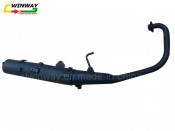 Ww-7305 Wave125 Motorcycle Muffler, Motorcycle Exhaust Pipe, Motorcycle Part