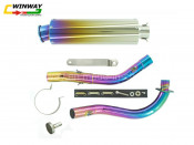Ww-7310 Motorcycle Muffler, Motorcycle Exhaust Pipe, Motorcycle Part