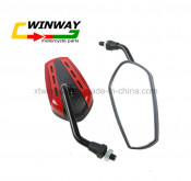 Ww-7528, CNC Rear-View Mirror Set, Motorcycle Mirror, Motorcycle Part