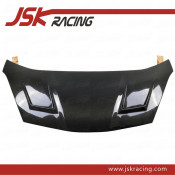 a Style Carbon Fiber Hood Double Hole for 2008-2012 Honda Jazz (JSK120213)
