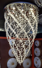 in Sale Unique Shape Crystal Chandelier for Ceiling Decorative