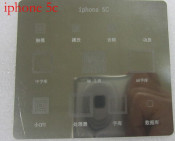 2pcs iPhone 5C Stencil Template
