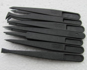7pcs Anti-Static Plastic Tweezer