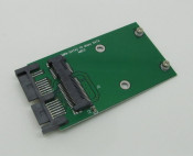 Converter 18+8pin mSATA Female to 7+9pin Micro SATA Male