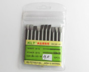 10pcs Slotted Screwdriver Bit ?4.0mm