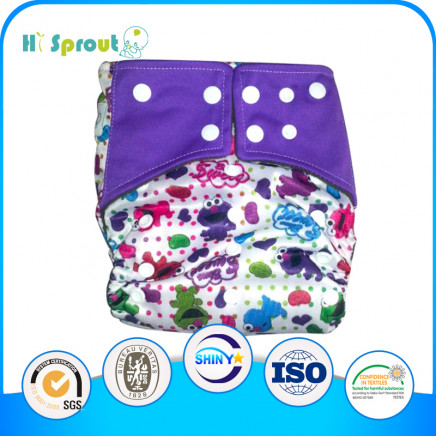014 Reusable and Washable Eco-Friendly Baby Diapers, New Prints and Hot-Sale Cloth Diapers