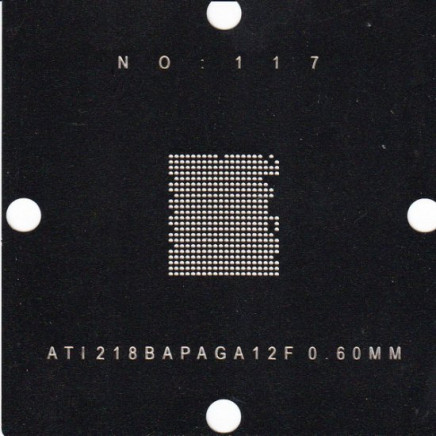 218BAPAGA12F Stencil 80x80mm