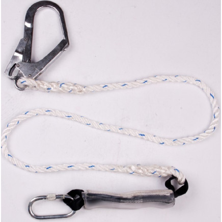 1.5m Polyester Rope Lanyard with Shock Absorber