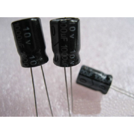100pcs 1000UF 10V Electric Capacity