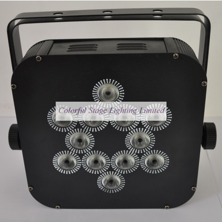 12X10W 4in1 RGBW LED Flat Panel Lighting Mini Stage Lights