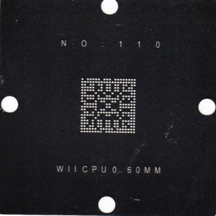 WII CPU Stencil 80x80mm