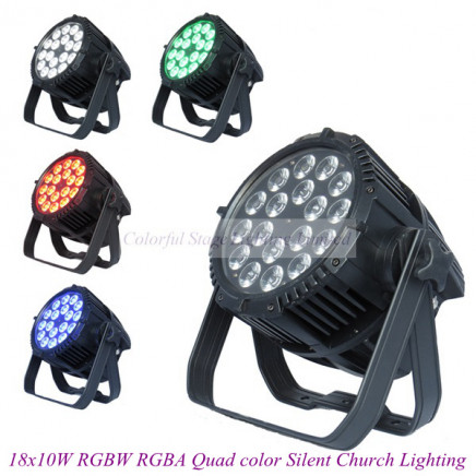 18X10W Outdoor RGBW RGBA 4in1 LED PAR Can