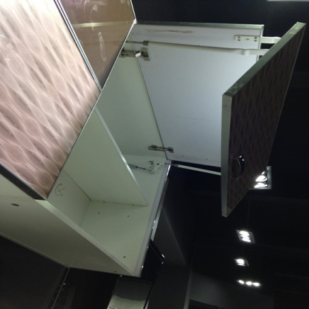 18mm MDF Door High Gloss Kitchen Cabinet (ZHK-020)