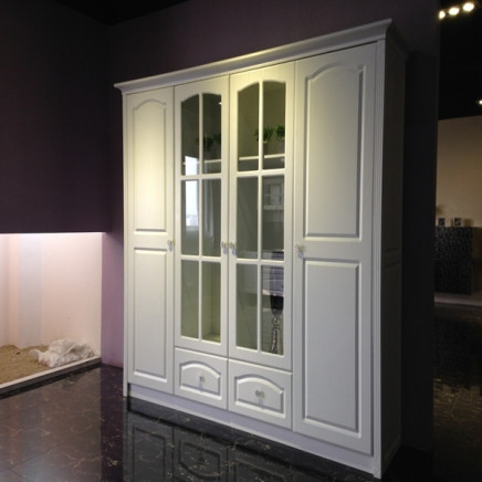 18mm MDF Door High Gloss Kitchen Cabinet (ZHK-026)