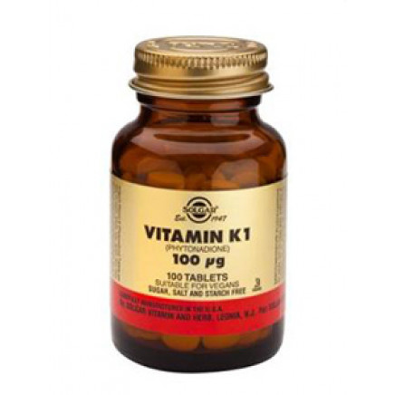 Vitamin K1 (Natural) 100 mcg Tablets
