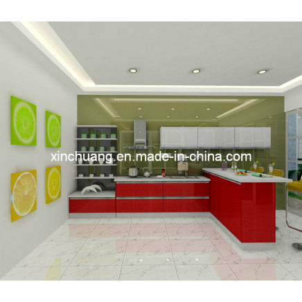 2013 New High Gloss Lacquer Kitchen Cabinet (DM9664)