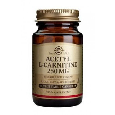Acetyl-L-Carnitine 250 mg Vegetable Capsules